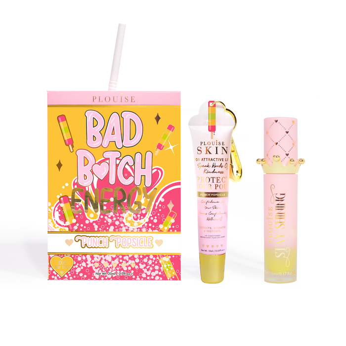 Duo de condicionador labial e óleo labial Bad Bitch Energy
