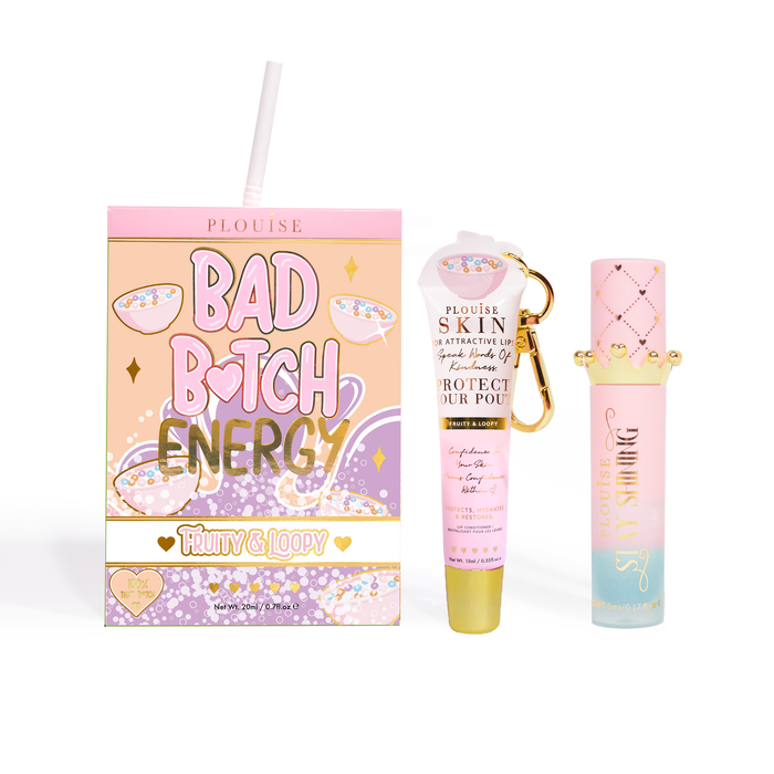 Duo de condicionador labial e óleo labial Bad Bitch Energy