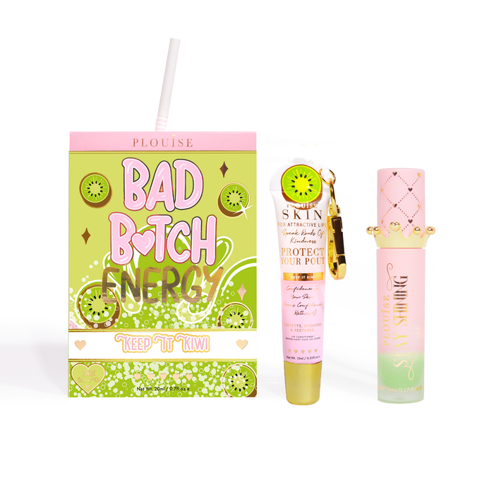 Duo de condicionador labial e óleo labial Bad Bitch Energy