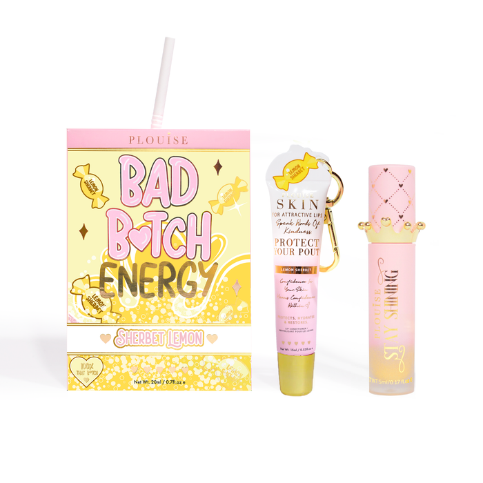 Duo de condicionador labial e óleo labial Bad Bitch Energy