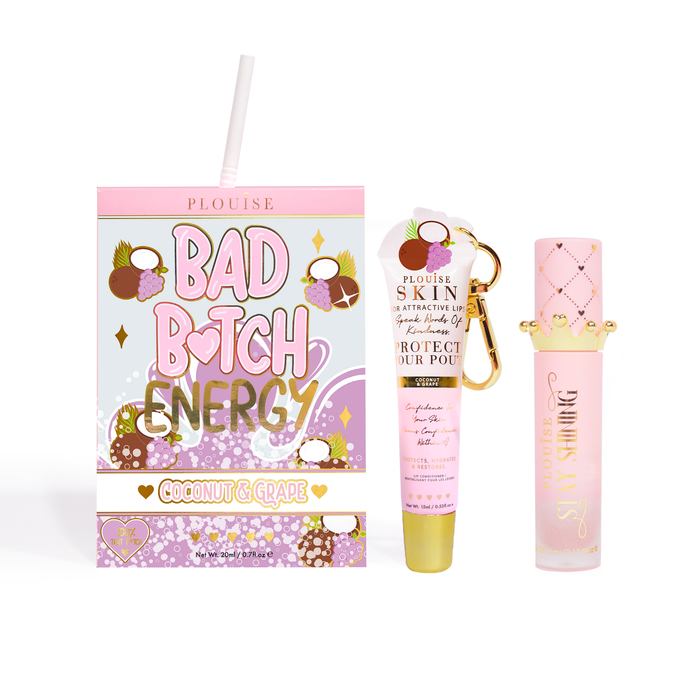 Duo de condicionador labial e óleo labial Bad Bitch Energy