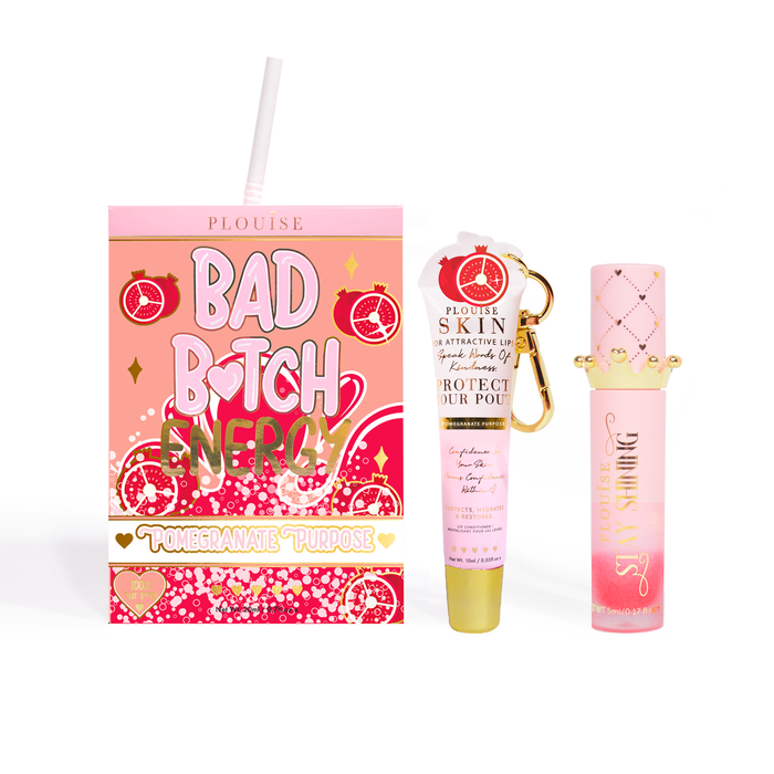 Duo de condicionador labial e óleo labial Bad Bitch Energy