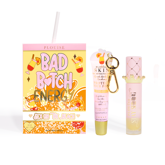 Duo de condicionador labial e óleo labial Bad Bitch Energy