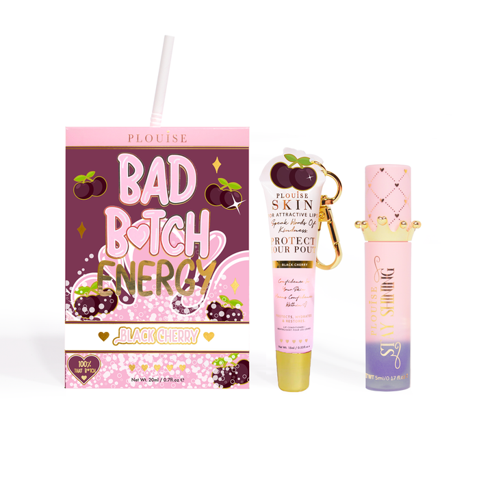 Duo de condicionador labial e óleo labial Bad Bitch Energy