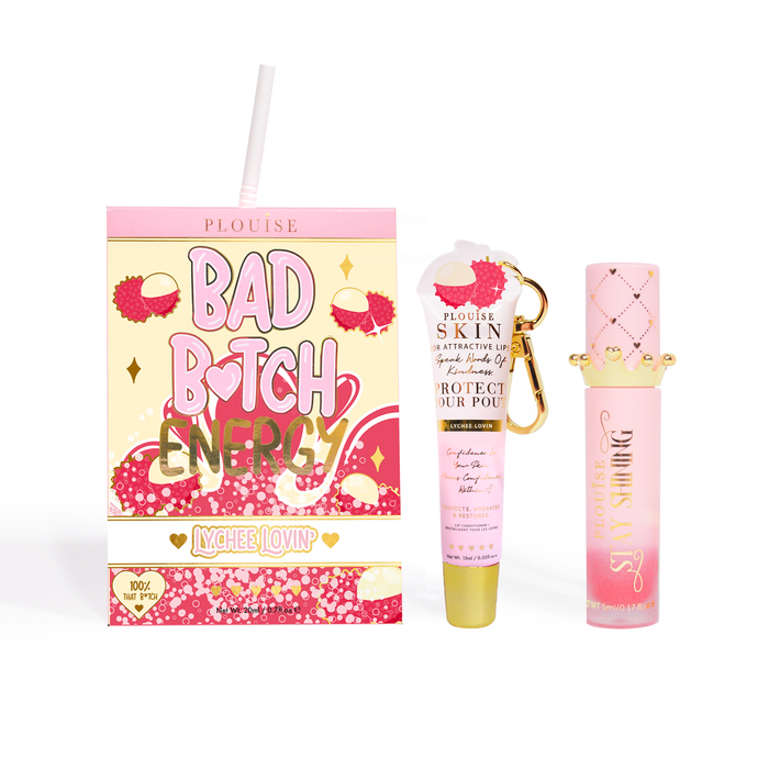 Duo de condicionador labial e óleo labial Bad Bitch Energy