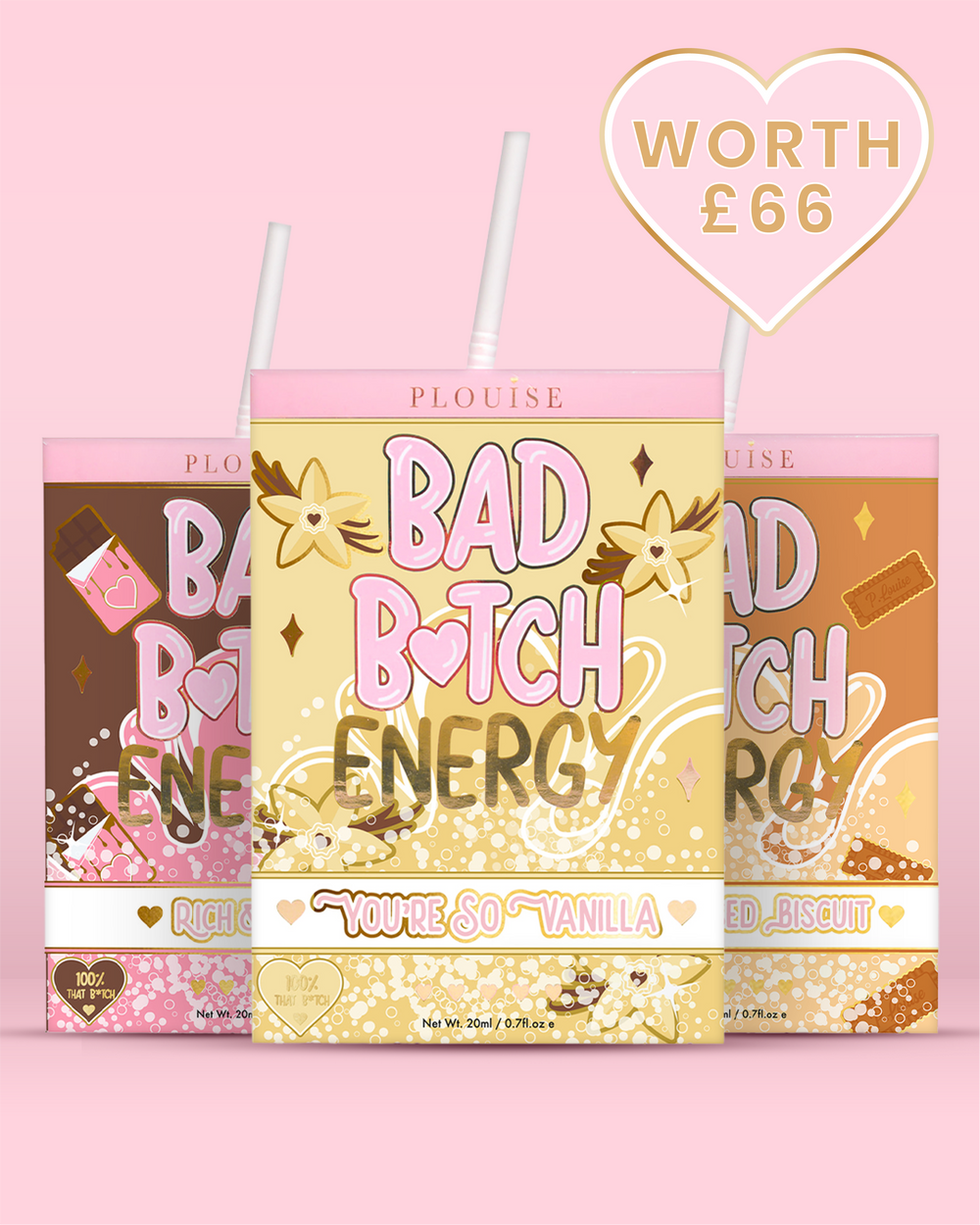 Trio labial de energia Bad Bitch