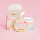 Máscara facial noturna em gel para cama