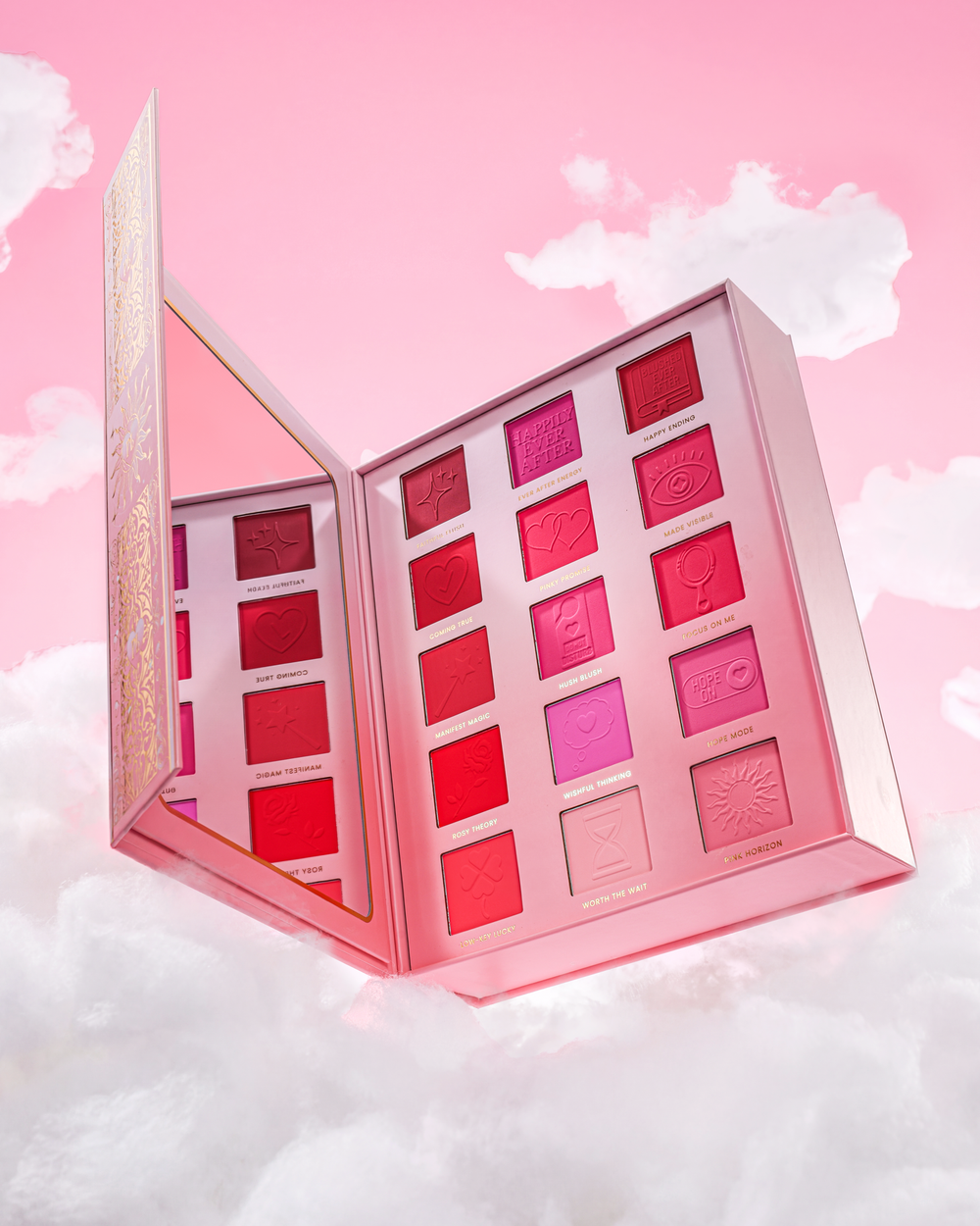 Pink P.Louise Blushed Ever After Blush Palette parte do conjunto de maquiagem Manifest The Magic Storybook