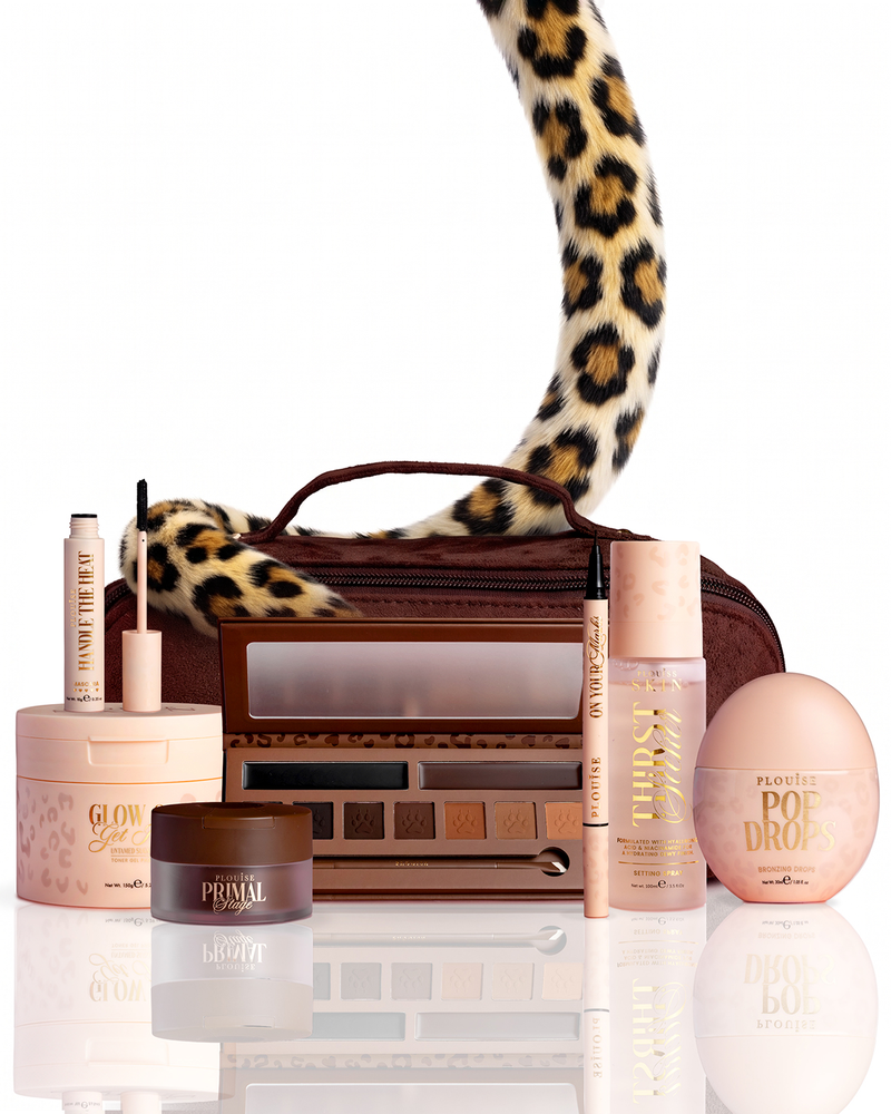 Conjunto de cosméticos modo Cheetah