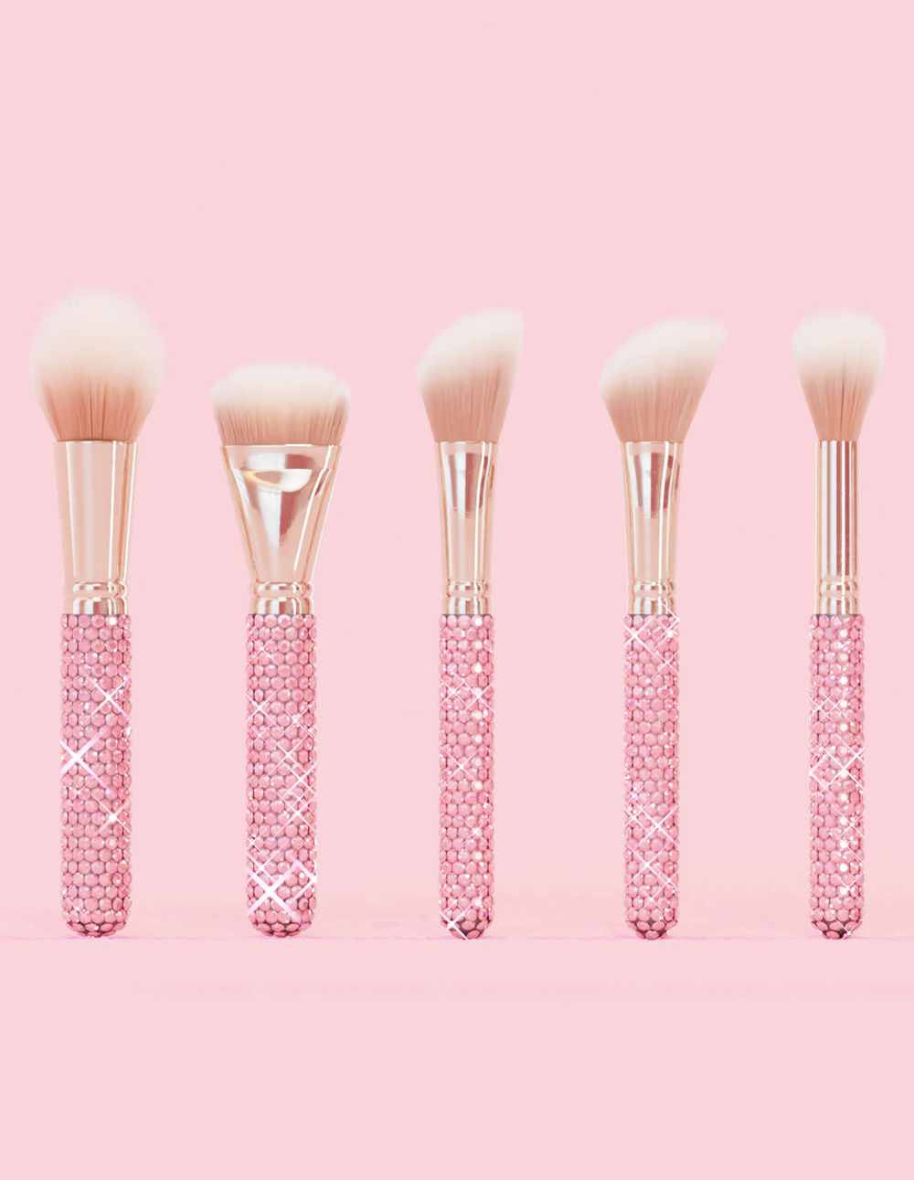 Crystal 20 Piece Makeup Brush Bundle