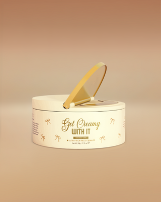 Fique cremoso com creme facial rico - bolo de coco