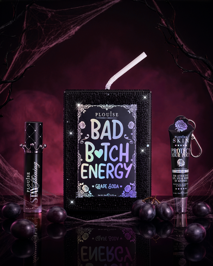 Condicionador labial e óleo labial Halloween Crystal Bad Bitch Energy