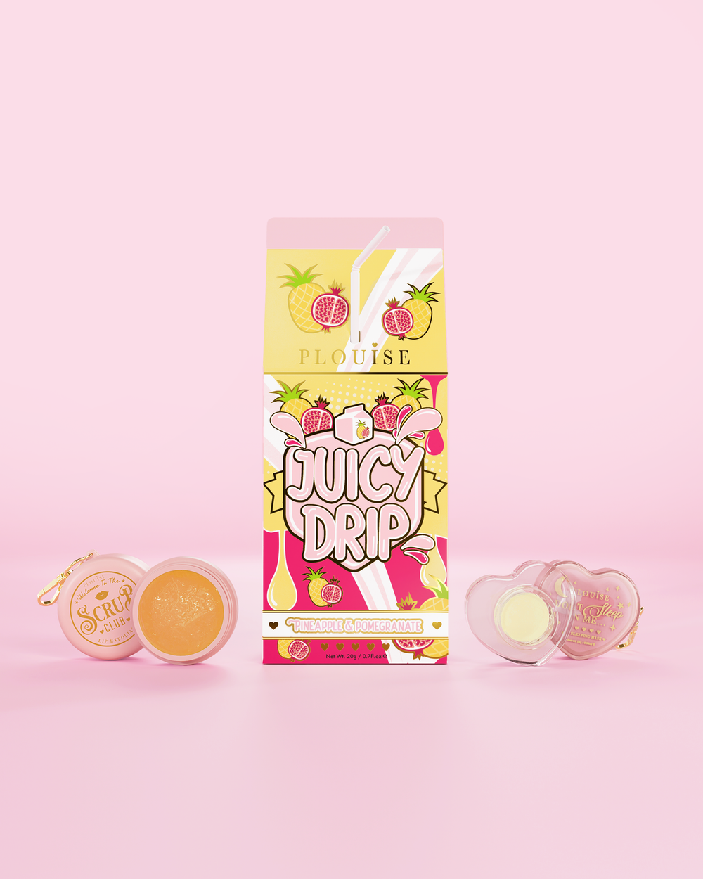 Dúo de mascarilla labial y exfoliante labial Juicy Drip