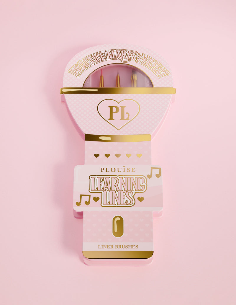 Conjunto de pincéis e delineador de 3 peças Learning Lines