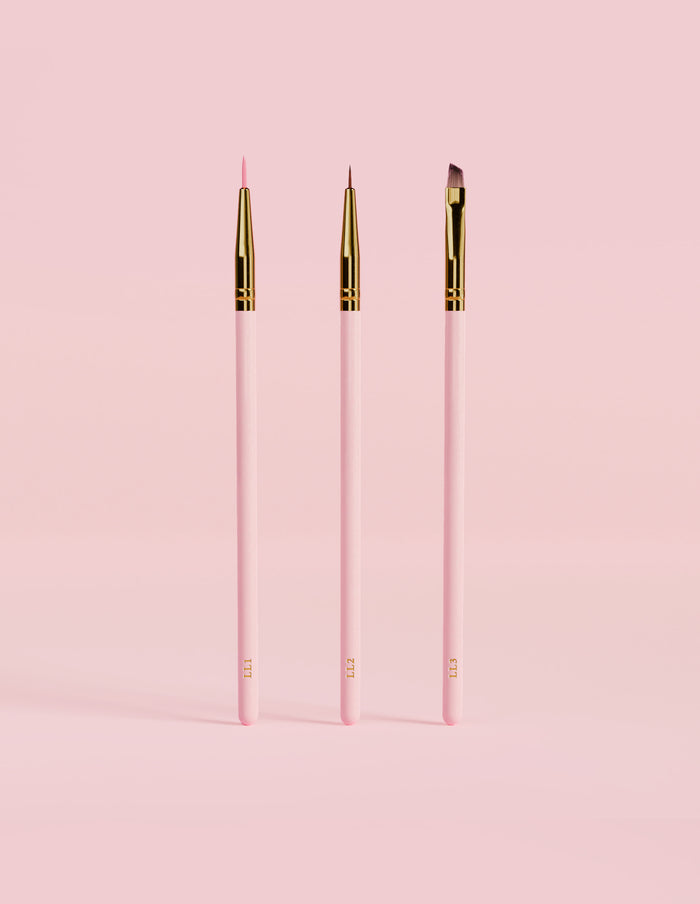 Conjunto de pincéis e delineador de 3 peças Learning Lines
