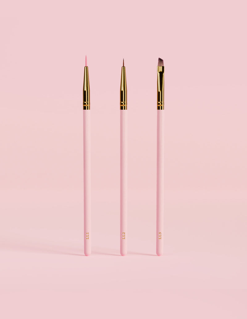 Conjunto de pincéis e delineador de 3 peças Learning Lines