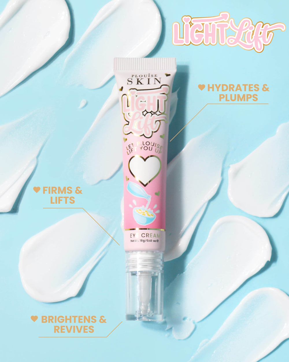 Crema para debajo de los ojos, hidratante y iluminadora Light Lift