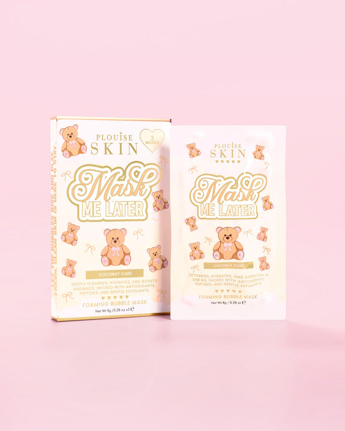 Set de cuidado de la piel y bolso con estampado pequeño Teddy Touch