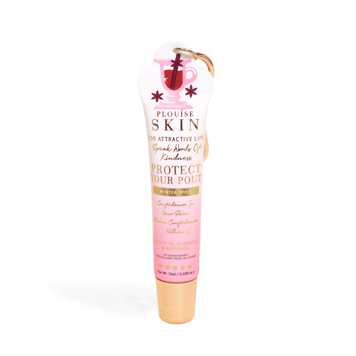 Proteja seu condicionador labial chaveiro Pout