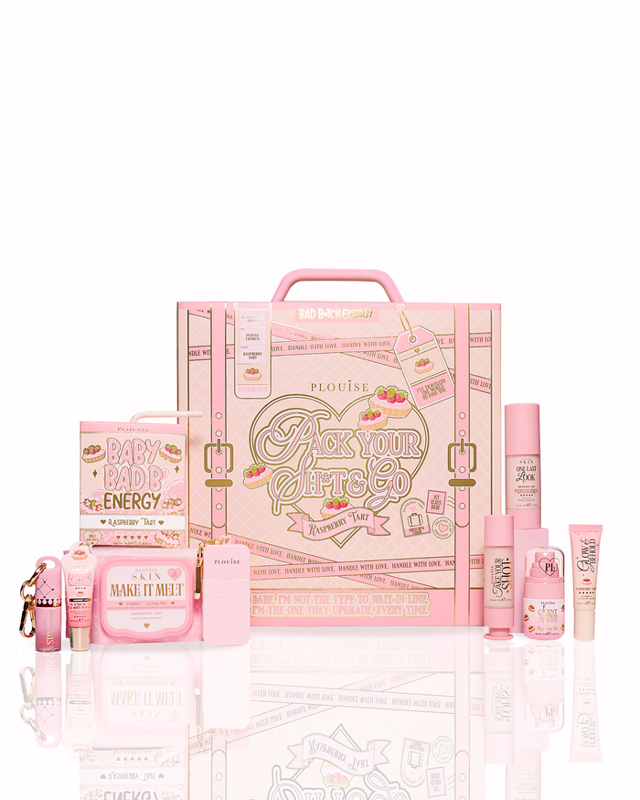 Pack Your Shit & Go Raspberry Tart Suitcase Bundle