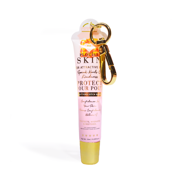 Proteja seu condicionador labial chaveiro Pout