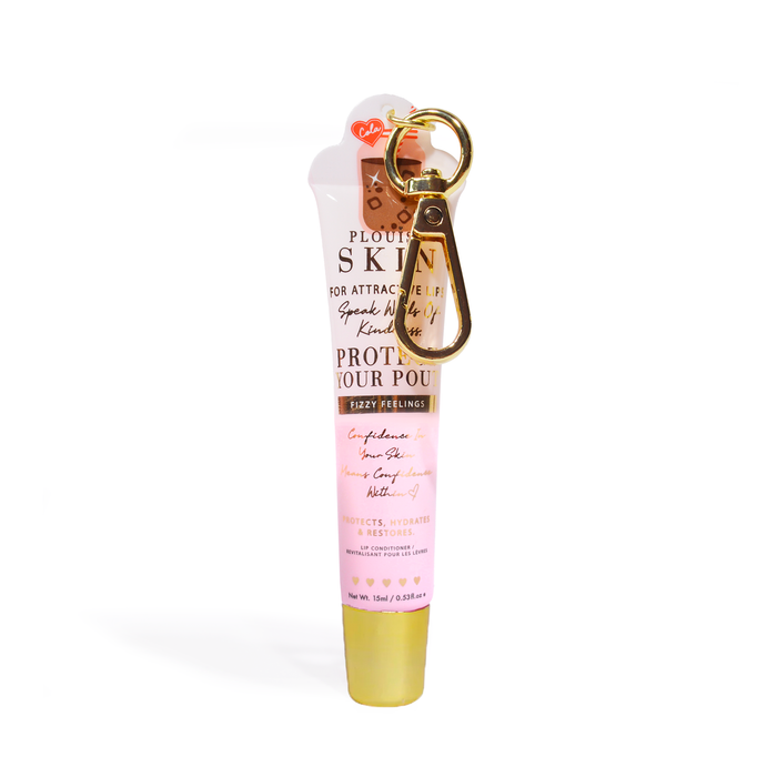 Proteja seu condicionador labial chaveiro Pout