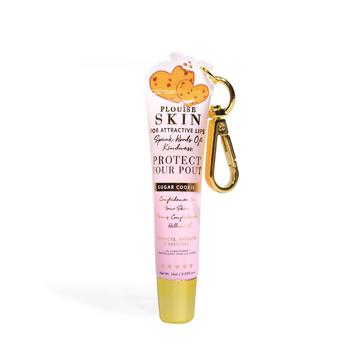 Proteja seu condicionador labial chaveiro Pout