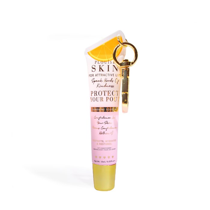 Proteja seu condicionador labial chaveiro Pout