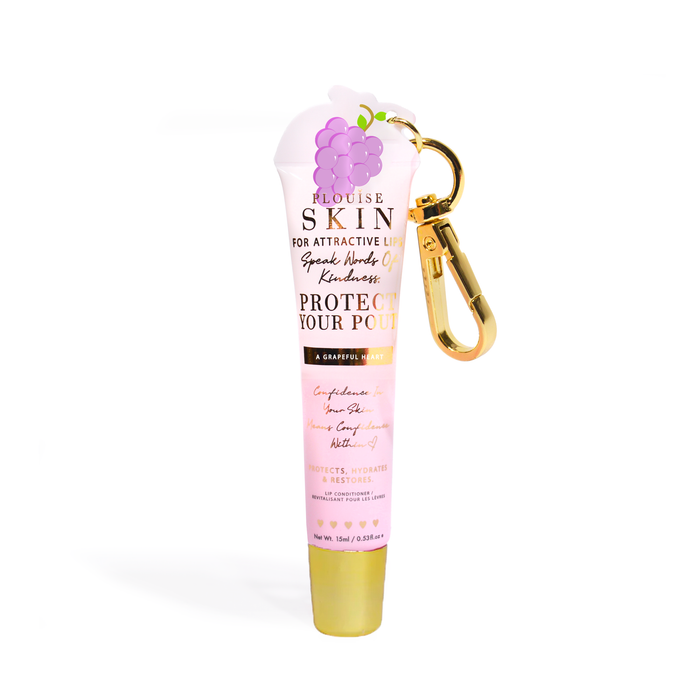 Proteja seu condicionador labial chaveiro Pout