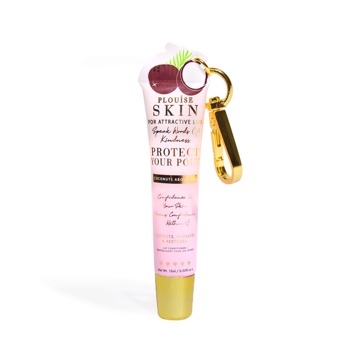 Proteja seu condicionador labial chaveiro Pout