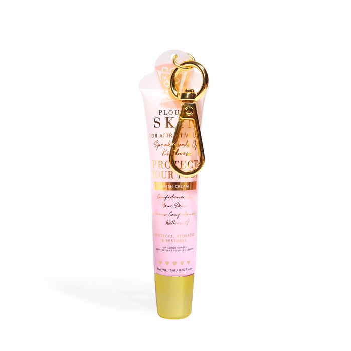Proteja seu condicionador labial chaveiro Pout