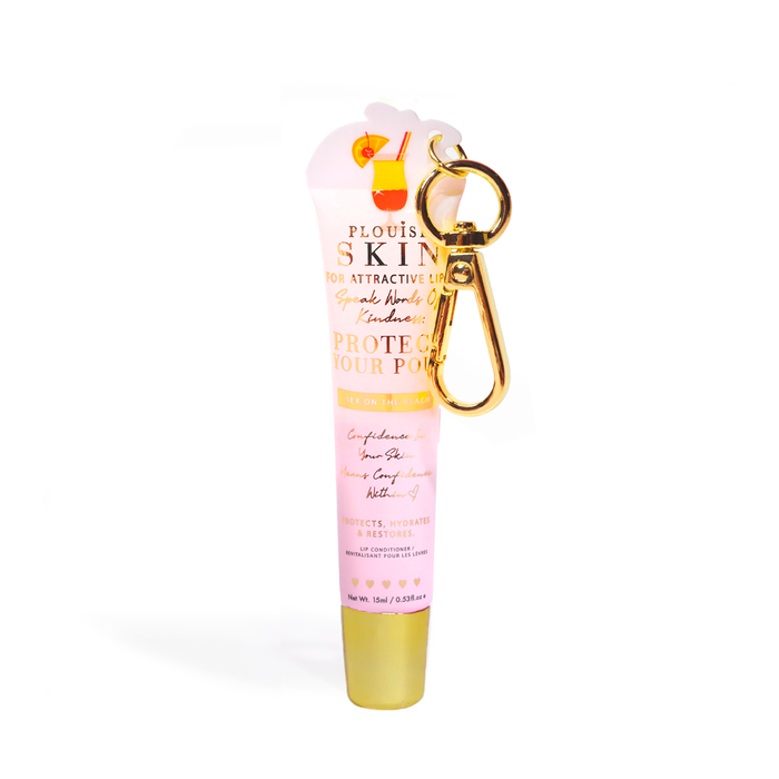 Proteja seu condicionador labial chaveiro Pout