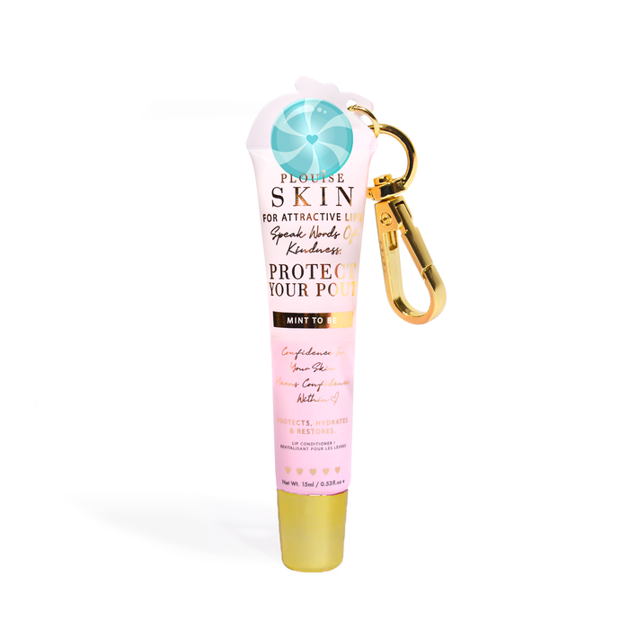 Proteja seu condicionador labial chaveiro Pout