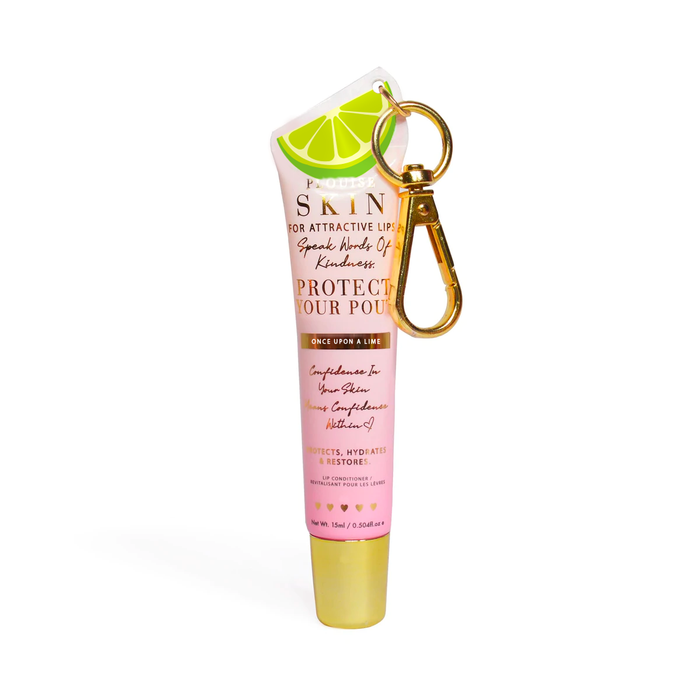 Proteja seu condicionador labial chaveiro Pout