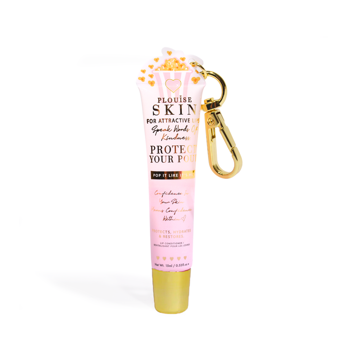 Proteja seu condicionador labial chaveiro Pout