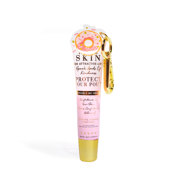 Proteja seu condicionador labial chaveiro Pout
