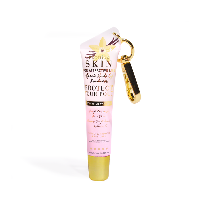 Proteja seu condicionador labial chaveiro Pout