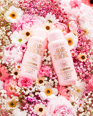 Conjunto exclusivo de shampoo e condicionador com perfume