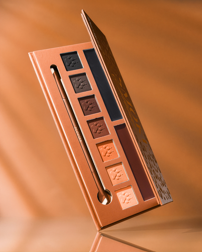 Cheetah Smoke Show Juego de paleta y brochas para delineador Smokey Liner