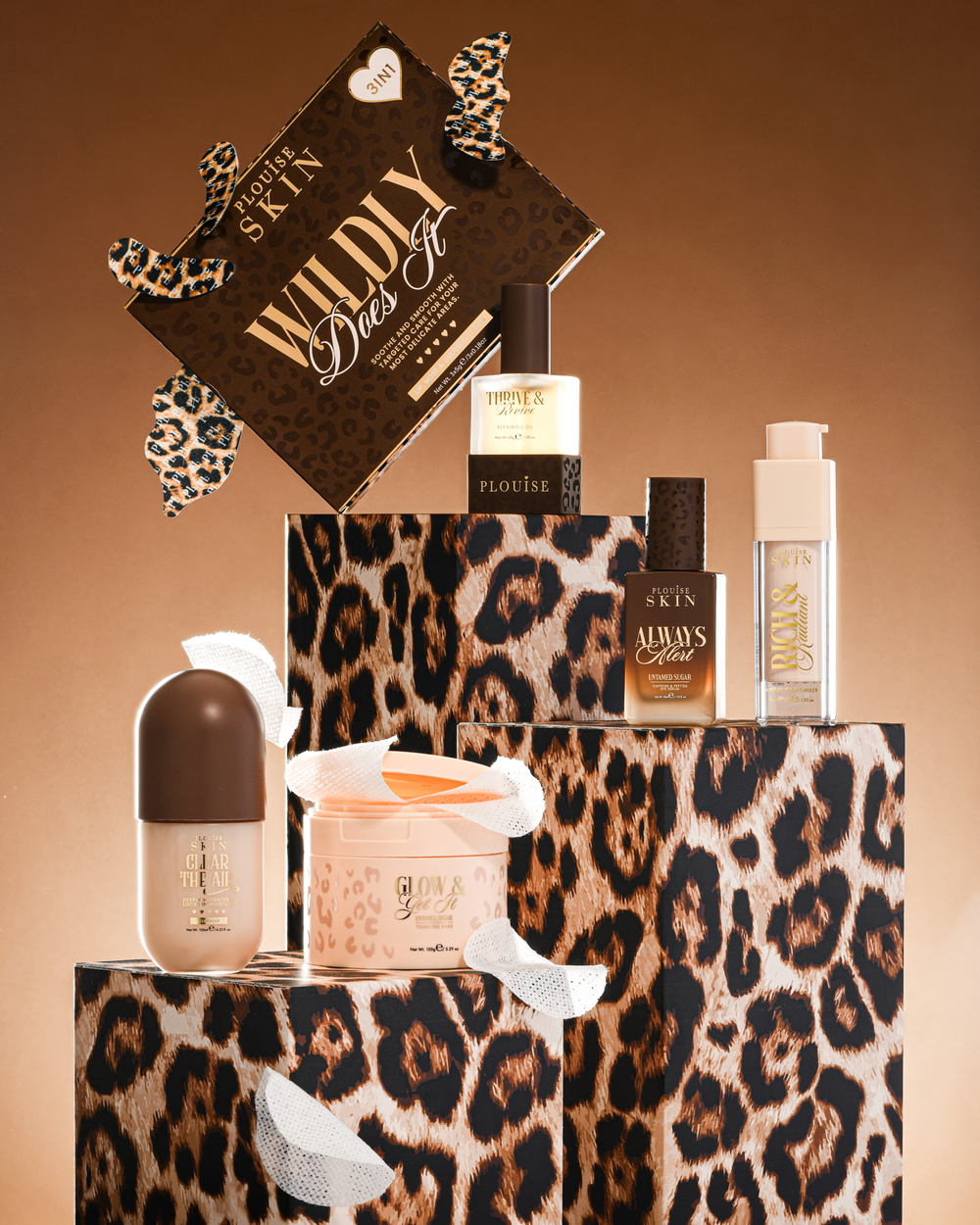 Conjunto de cuidados com a pele Soft Savage Refresh & Renew