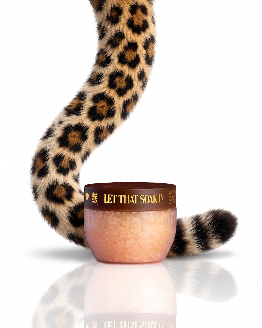Cheetah deixou isso de molho em sais de banho