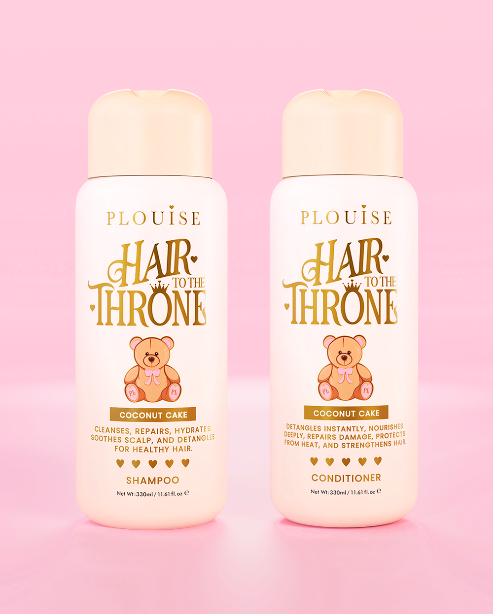 Cabelo para o pacote de shampoo e condicionador do trono