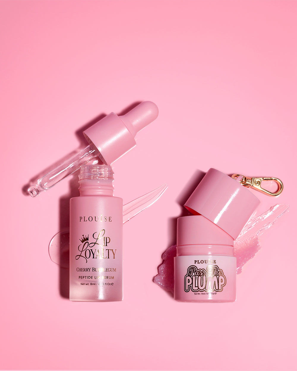 P.Louise Sippin Pretty Lip Duo com protetor labial e soro labial peptídico