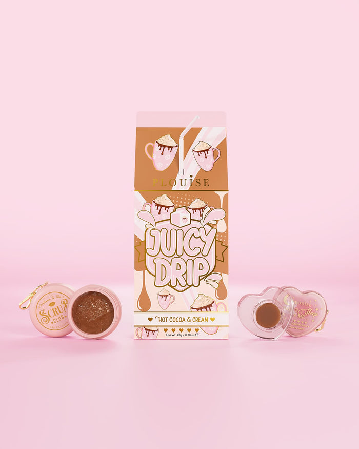Duo de esfoliante labial e máscara labial Juicy Drip
