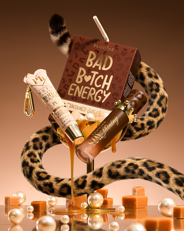 Duo de condicionador labial e óleo labial Cheetah Bad Bitch Energy