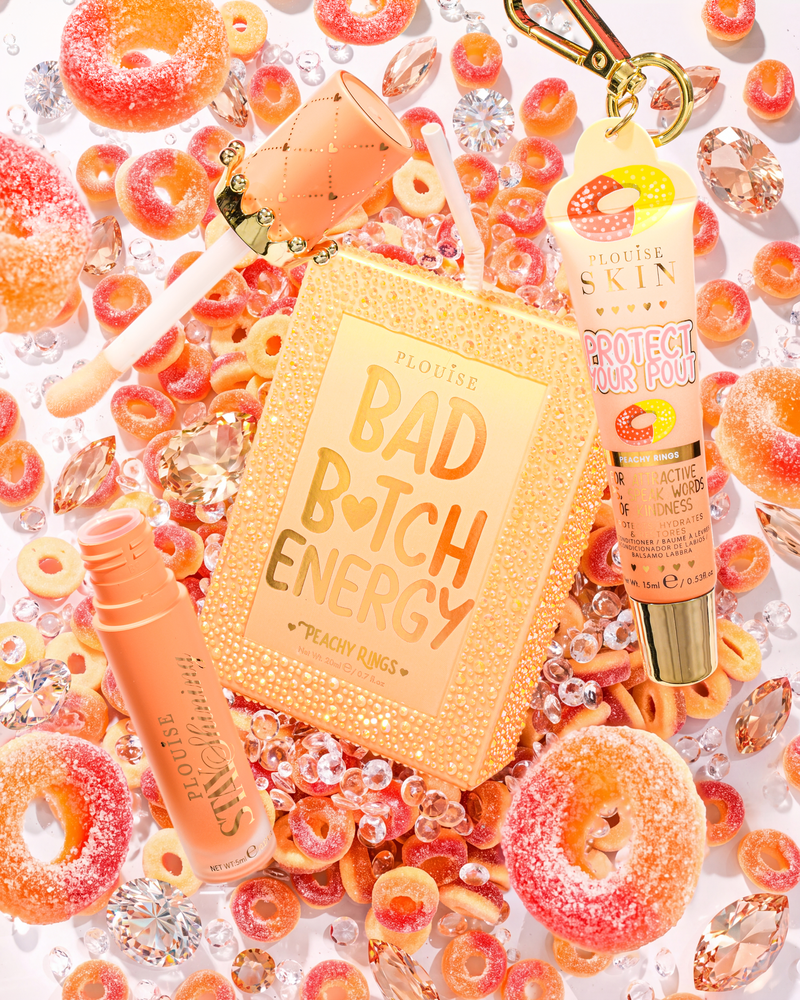 ‍Crystal Bad Bitch Energy Lip Duo Peachy Rings (100% de descuento)