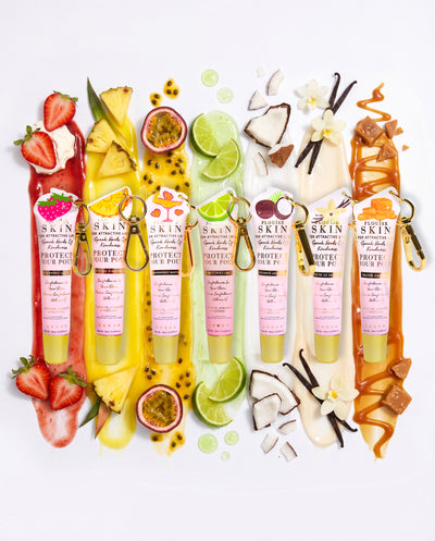 Proteja seu condicionador labial chaveiro Pout
