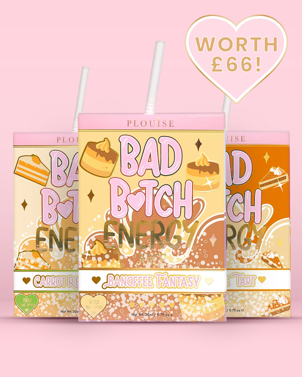 Trio labial de energia Bad Bitch