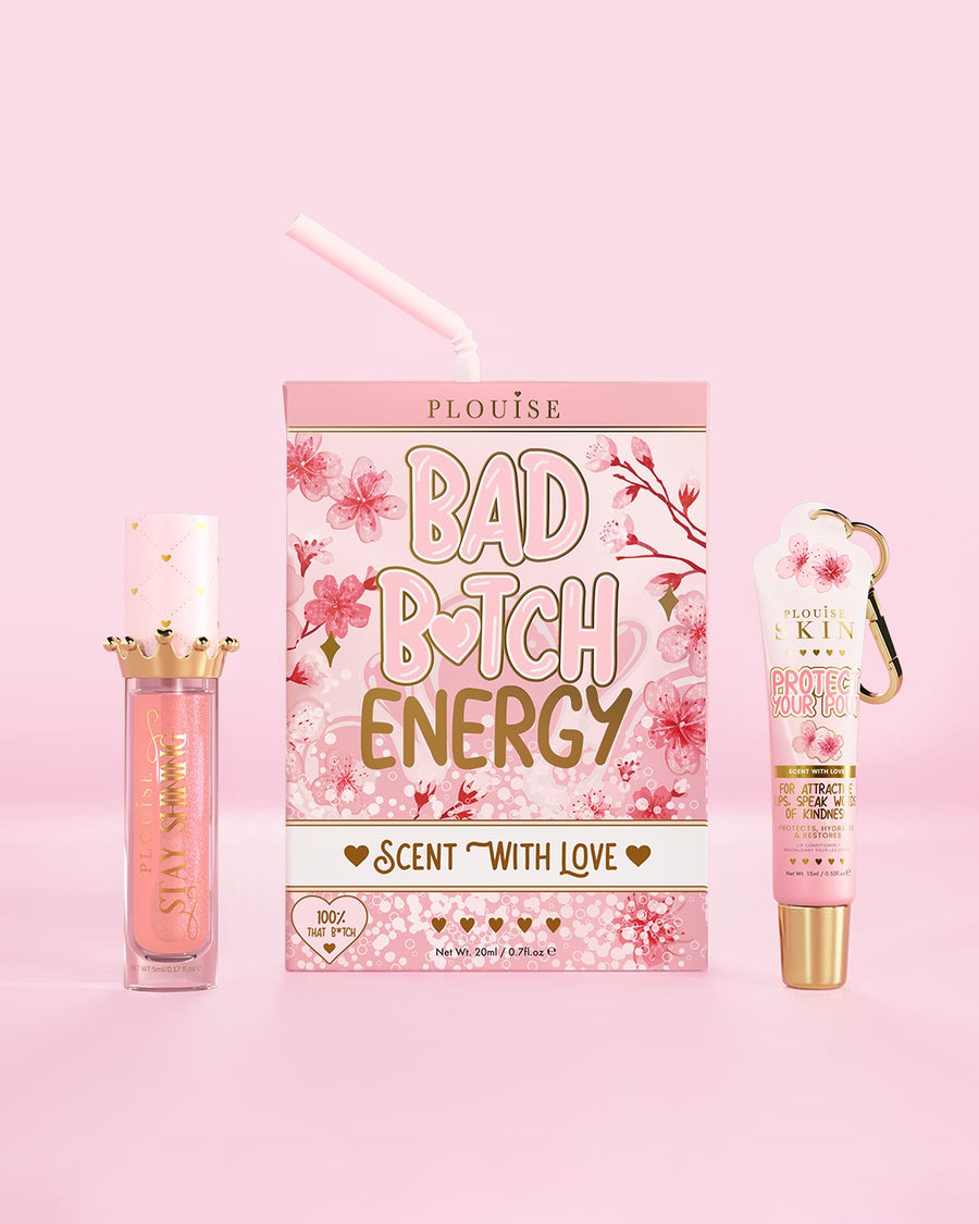 Duo de condicionador labial e óleo labial Bad Bitch Energy