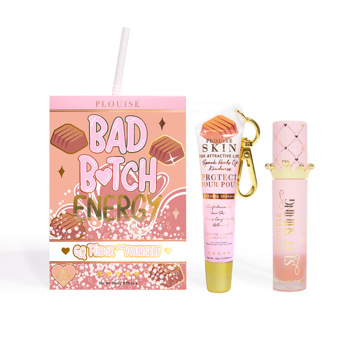 Duo de condicionador labial e óleo labial Bad Bitch Energy